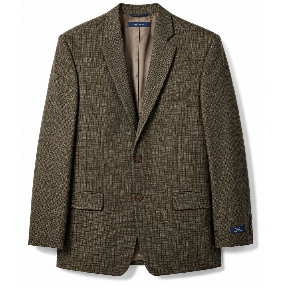 Brooks Brothers 346 Mens 40R Sport Coat Blazer Houndstooth Tweed 2 Button Classy